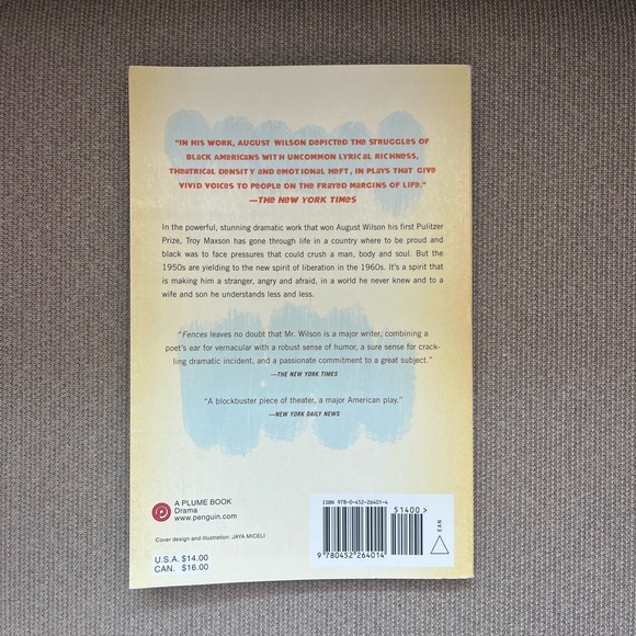 Fences by August Wilson Book - Picture 3 of 4